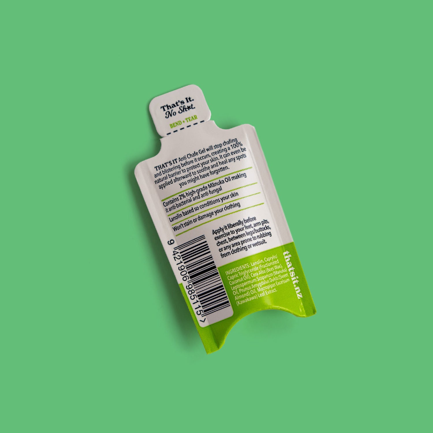 Anti Chafe Gel - 8ml Sachet